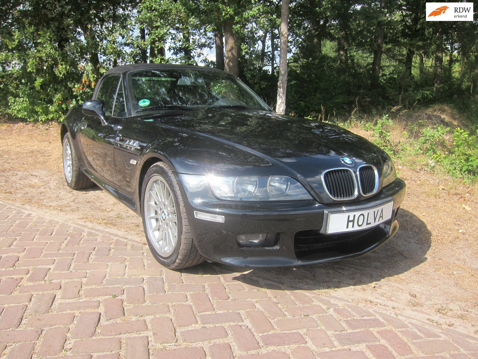BMW Z3 Roadster 2.2i Sport Line 92500 KM 6 CILINDER ZWART 2d