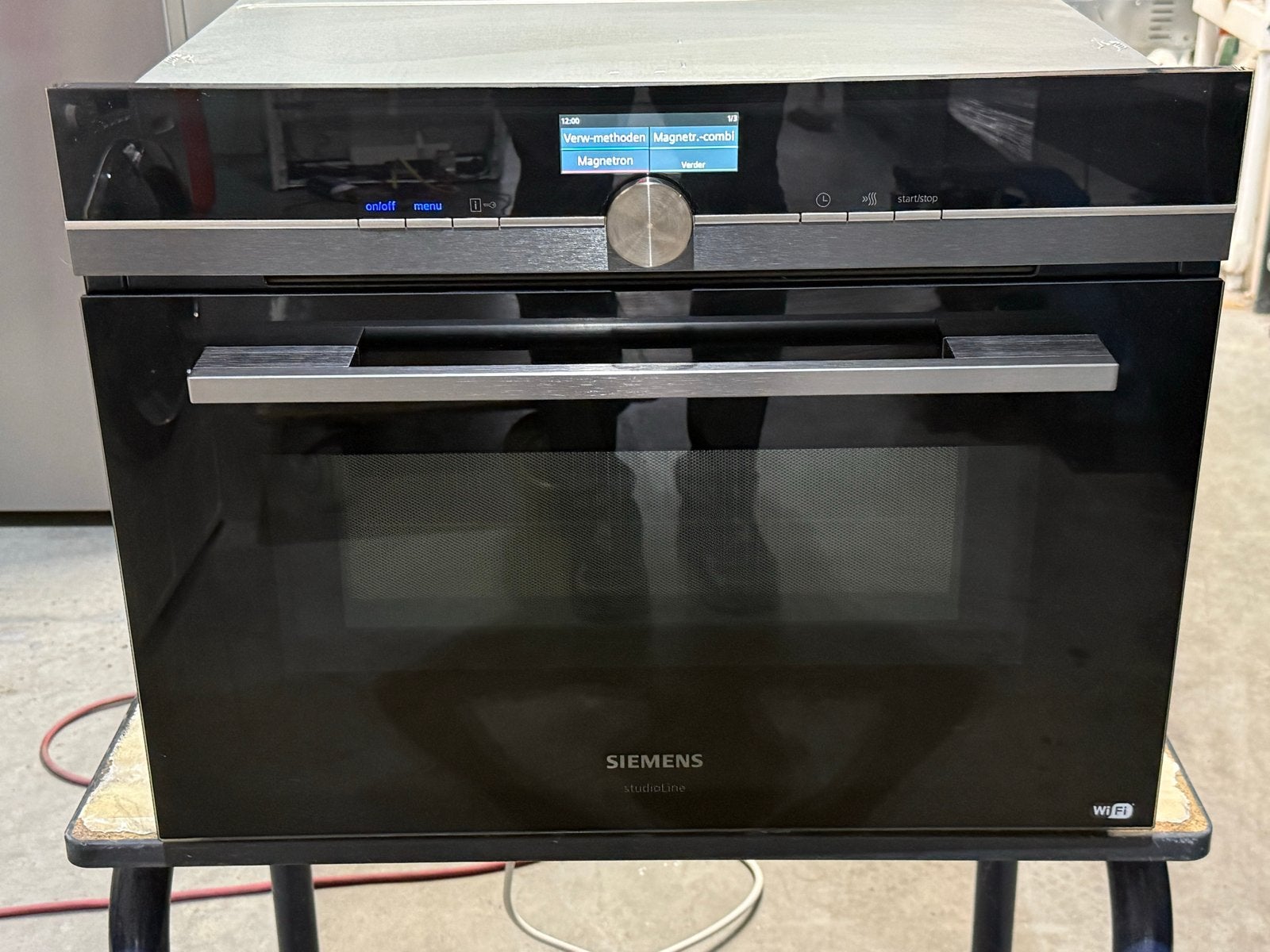 Siemens Studioline Combi-oven met magnetronfunctie, 45 tot 50 cm, Bella, Hete lucht, 60 cm of meer