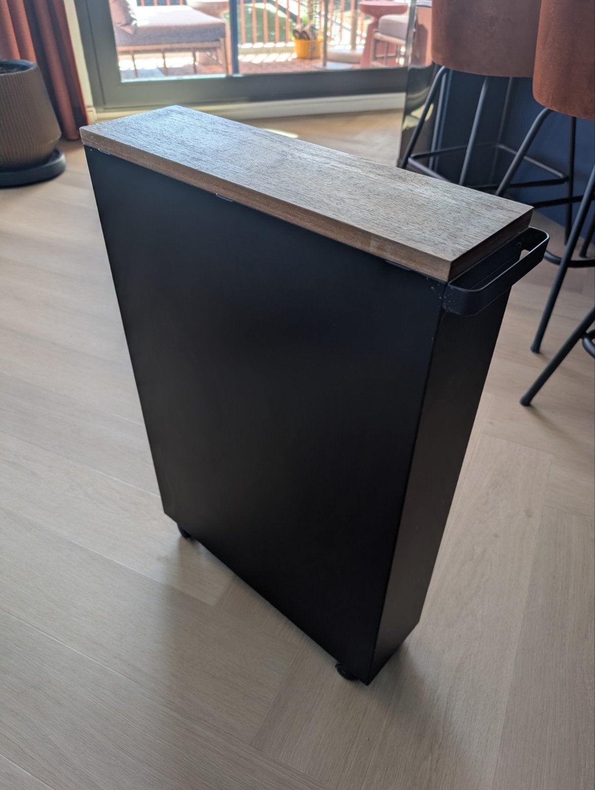 Yamazaki Tower Opbergtrolley - Zwart, Ophalen, Zo goed als nieuw