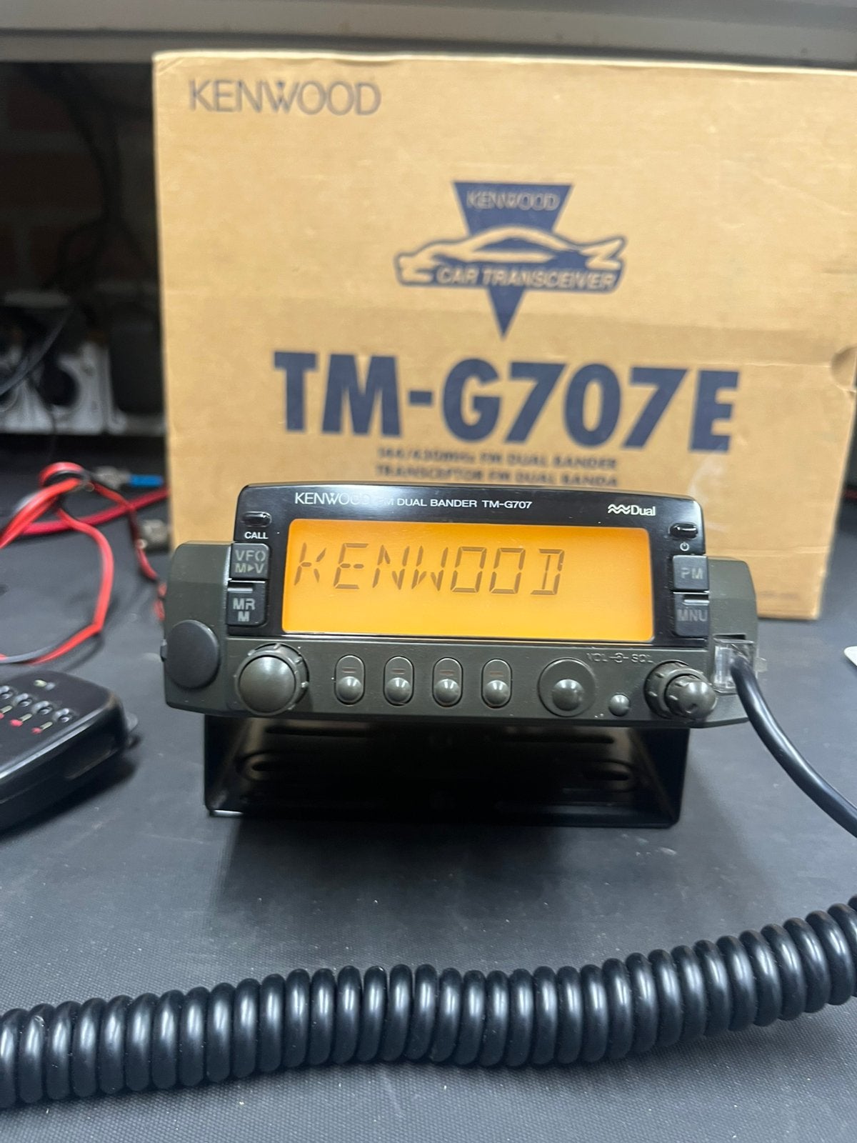 Kenwood tm 707, Telecommunicatie, Zenders en Ontvangers, Ophalen of Verzenden, Zo goed als nieuw