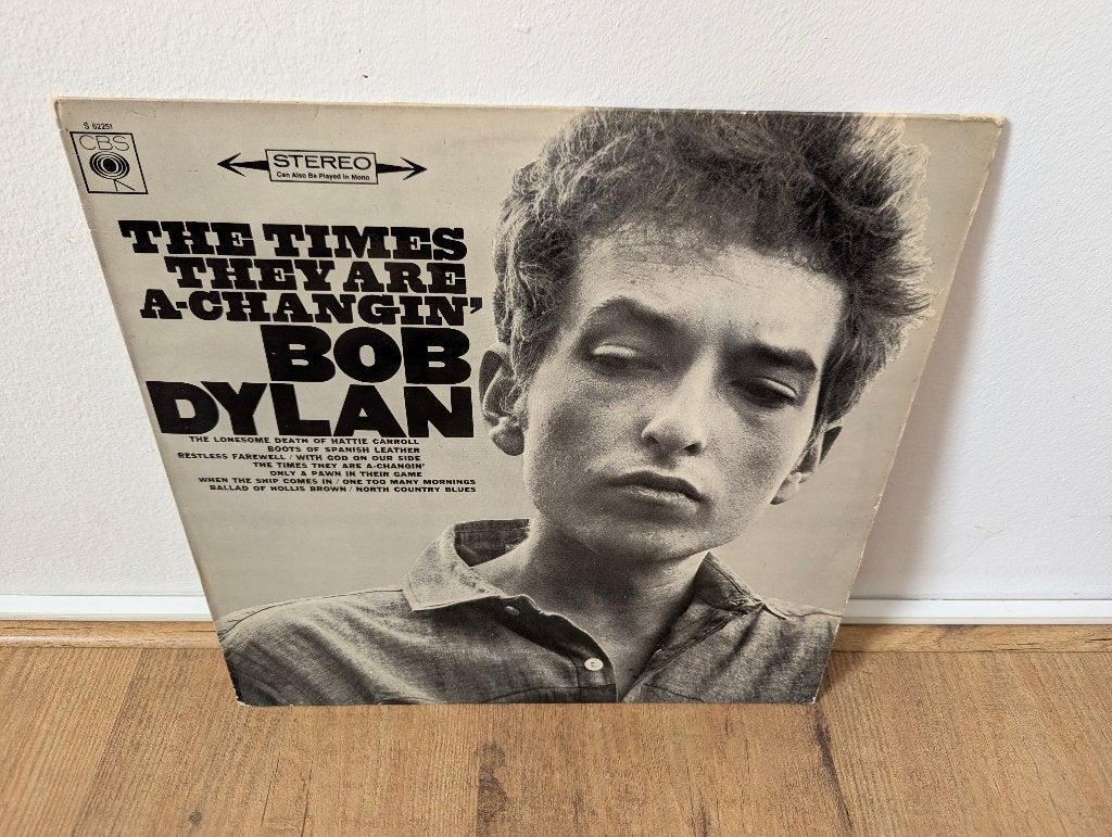 Bob Dylan ‎– The Times They Are A-Changin' vinyl LP, Cd's en Dvd's, Vinyl | Rock, Ophalen of Verzenden, Gebruikt, 12 inch, Folk Rock