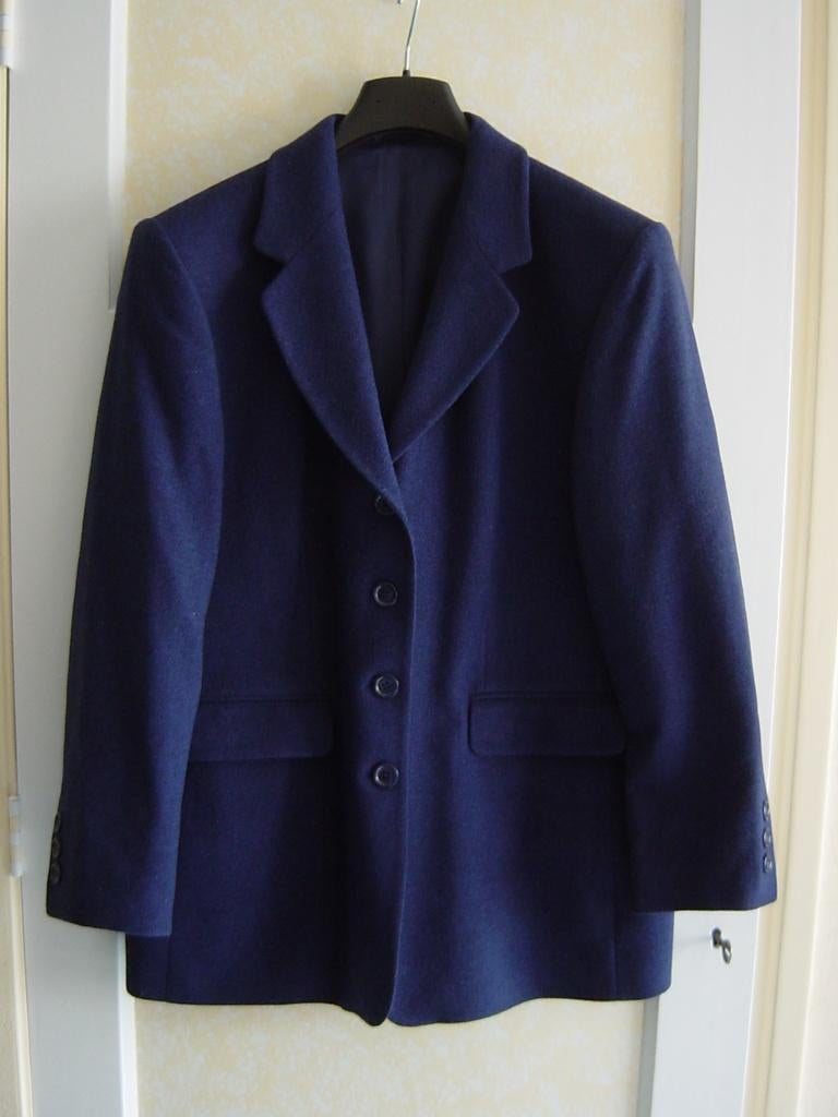 Mooie nieuwe kobaltblauw wollen colbert, mt 46, Kleding | Dames, Ophalen, Blauw, Maat 46/48 (XL) of groter, Nieuw