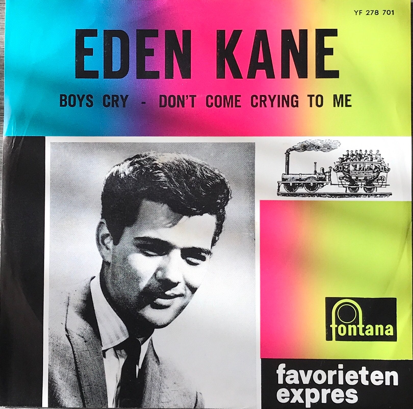 Eden Kane - Boys cry (NL’64) ALS NIEUW (UKop8), Verzenden, Zo goed als nieuw, 7 inch