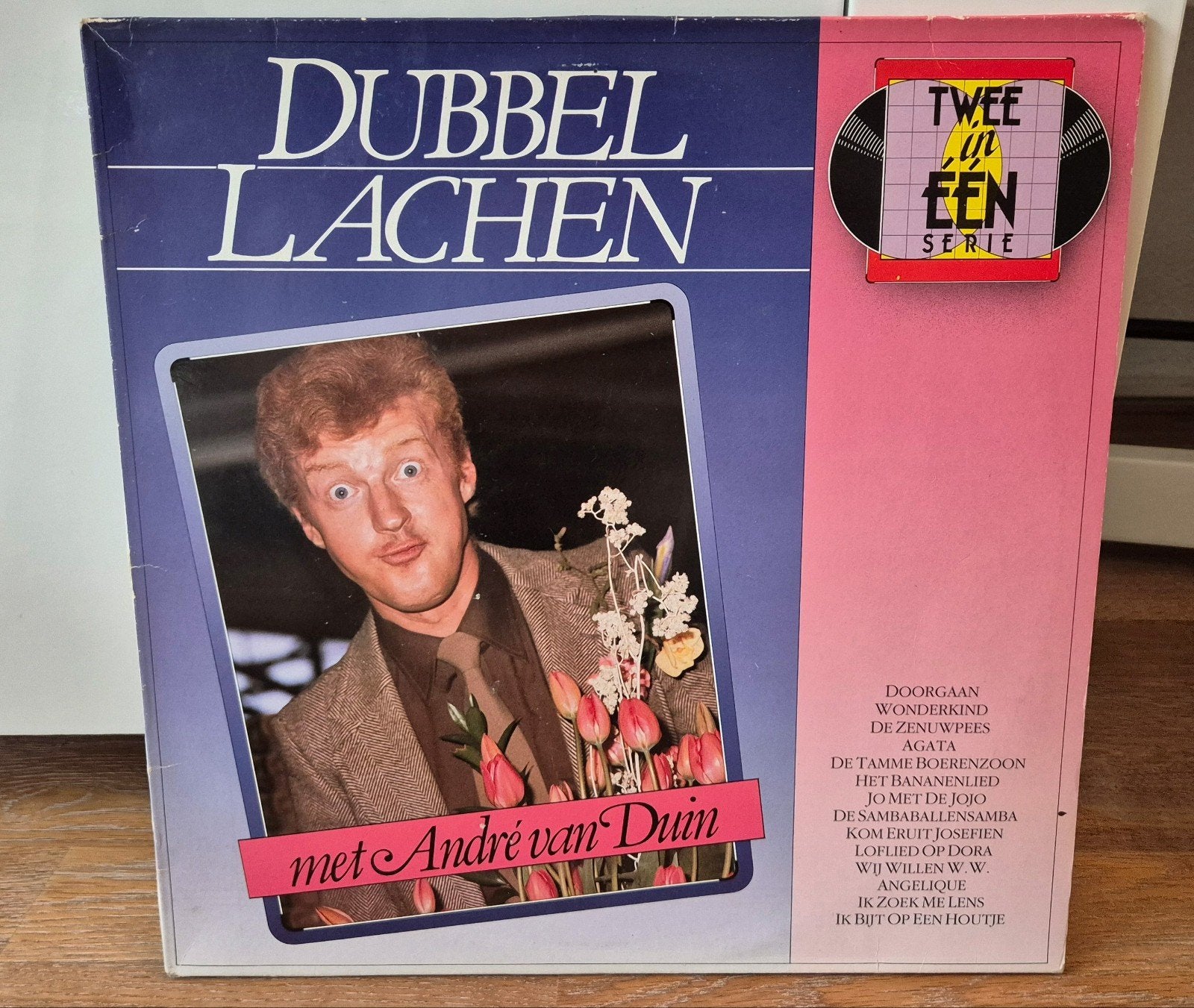 2-LP André van Duin - Dubbel Lachen, Ophalen of Verzenden, Gebruikt, 12 inch, Levenslied of Smartlap