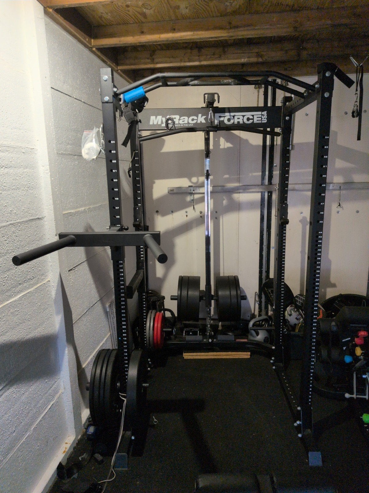 MyRack Force USA Power Rack met accessoires, Ophalen, Gebruikt, Benen, Overige typen
