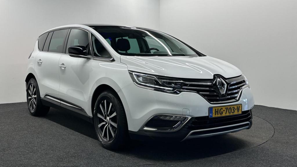 Renault Espace 1.6 TCe Dynamique 5p TREKHAAK PANO NAVI CRUIS, 1618 cc, Gebruikt, Leder en Stof, Wit