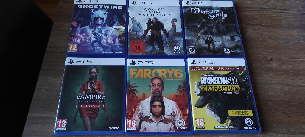 16 ps5 games en 2 ps4 games te koop, Ophalen, Overige genres, 1 speler, Zo goed als nieuw