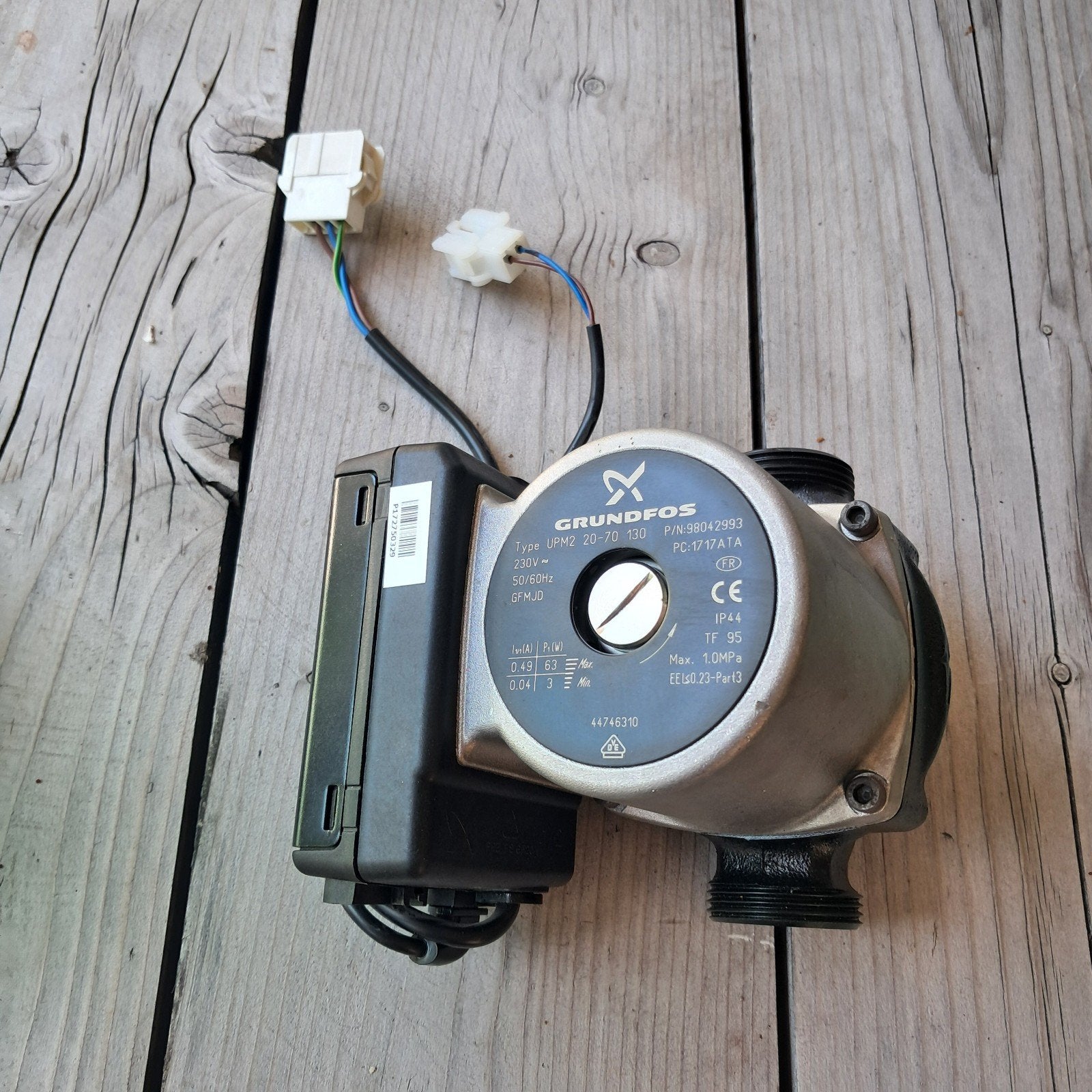 atag a-label pomp Grundfos UPM2-20-70, Gebruikt, Minder dan 30 cm, Overige typen, Minder dan 60 cm