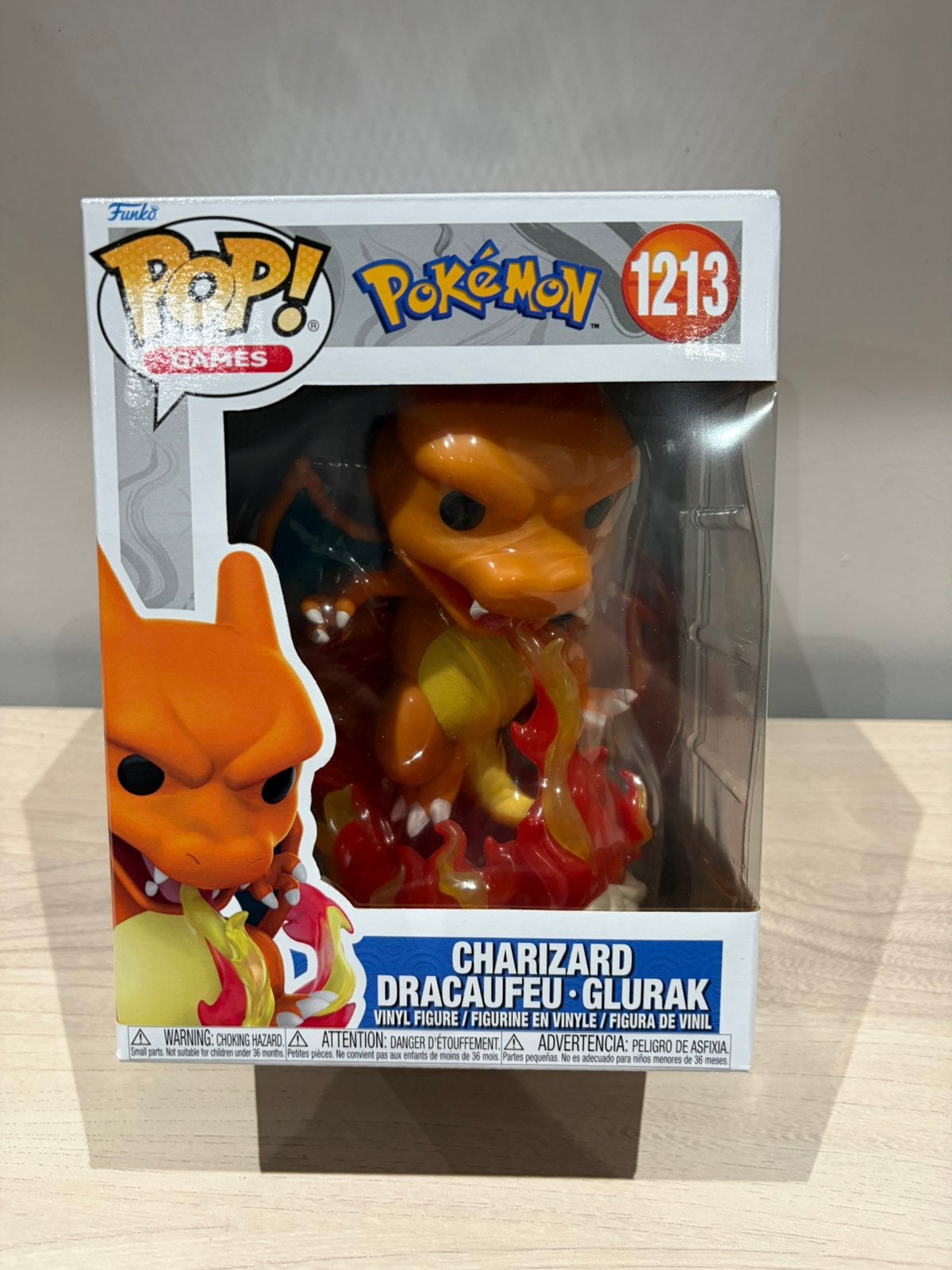 Funko Pop! Pokémon Charizard #1213 Fire Attack Vinyl Figure