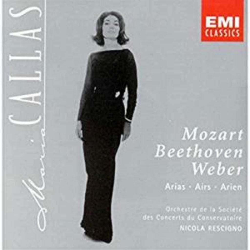 Cd Maria Callas : Arias volume 1 Mozart/Beethoven/Weber, Opera of Operette, Ophalen of Verzenden, Zo goed als nieuw, Classicisme