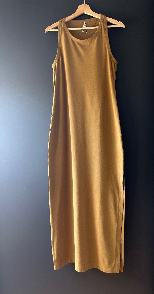 Vanilia Bruine jurk, Kleding | Dames, Maat 38/40 (M), Bruin, Vanilia, Ophalen of Verzenden
