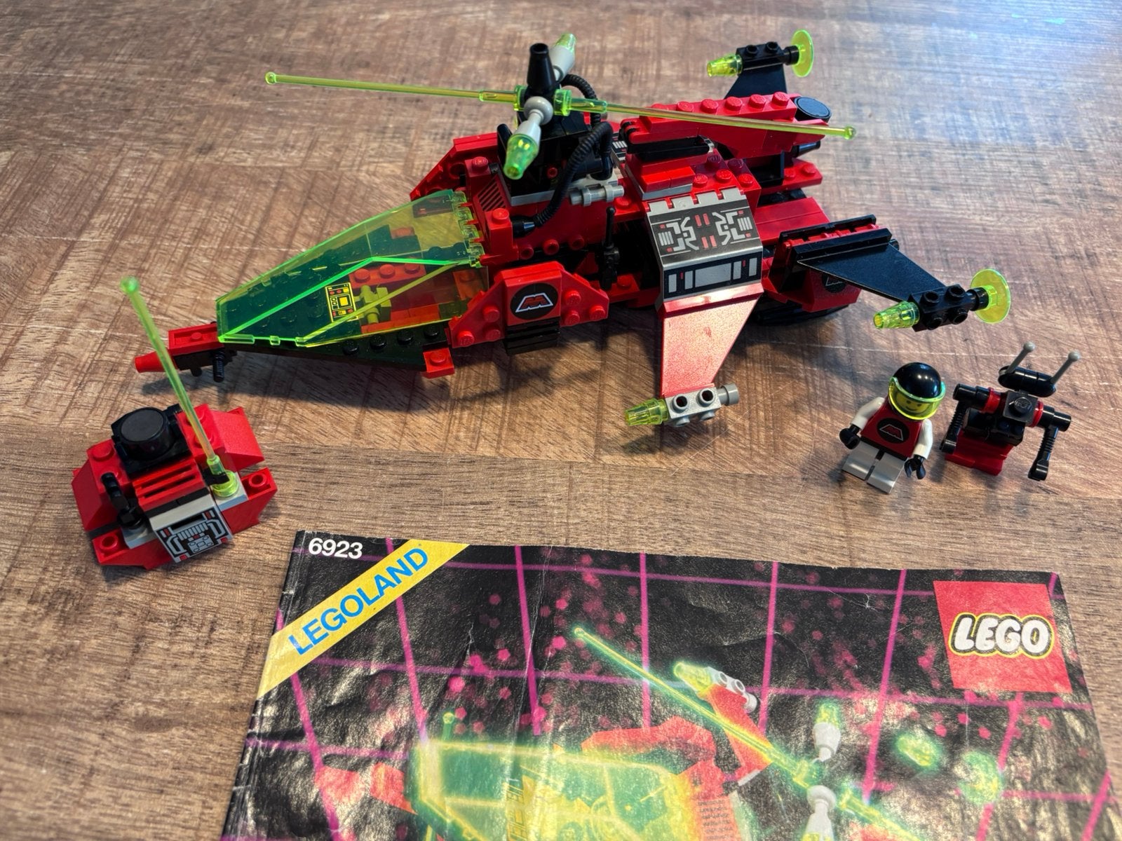 Lego Space M:Tron set 6923 ‘Particle Ionizer’ uit 1990, Gebruikt, Lego, Inclusief instructies, Ophalen of Verzenden