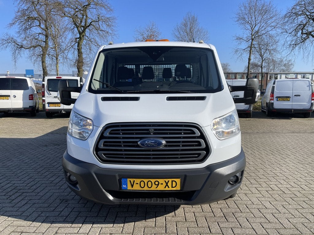 Ford Transit 350 2.0 TDCI L3H1 DC 7 persoons pickup / vaste, Auto's, Voorwielaandrijving, 4 cilinders, Met garantie (alle), 7 stoelen