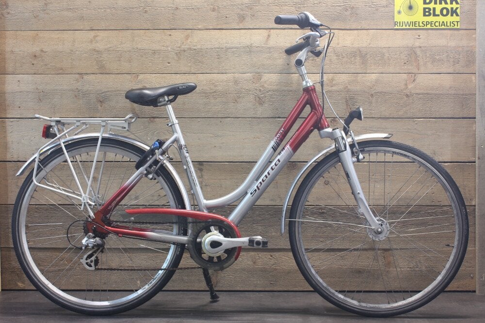 Sparta Inca damesfiets 7v 50cm rood/zilver + 3 mnd garantie, Fietsen en Brommers, Niet ingevuld, Gebruikt, Niet ingevuld, Niet ingevuld