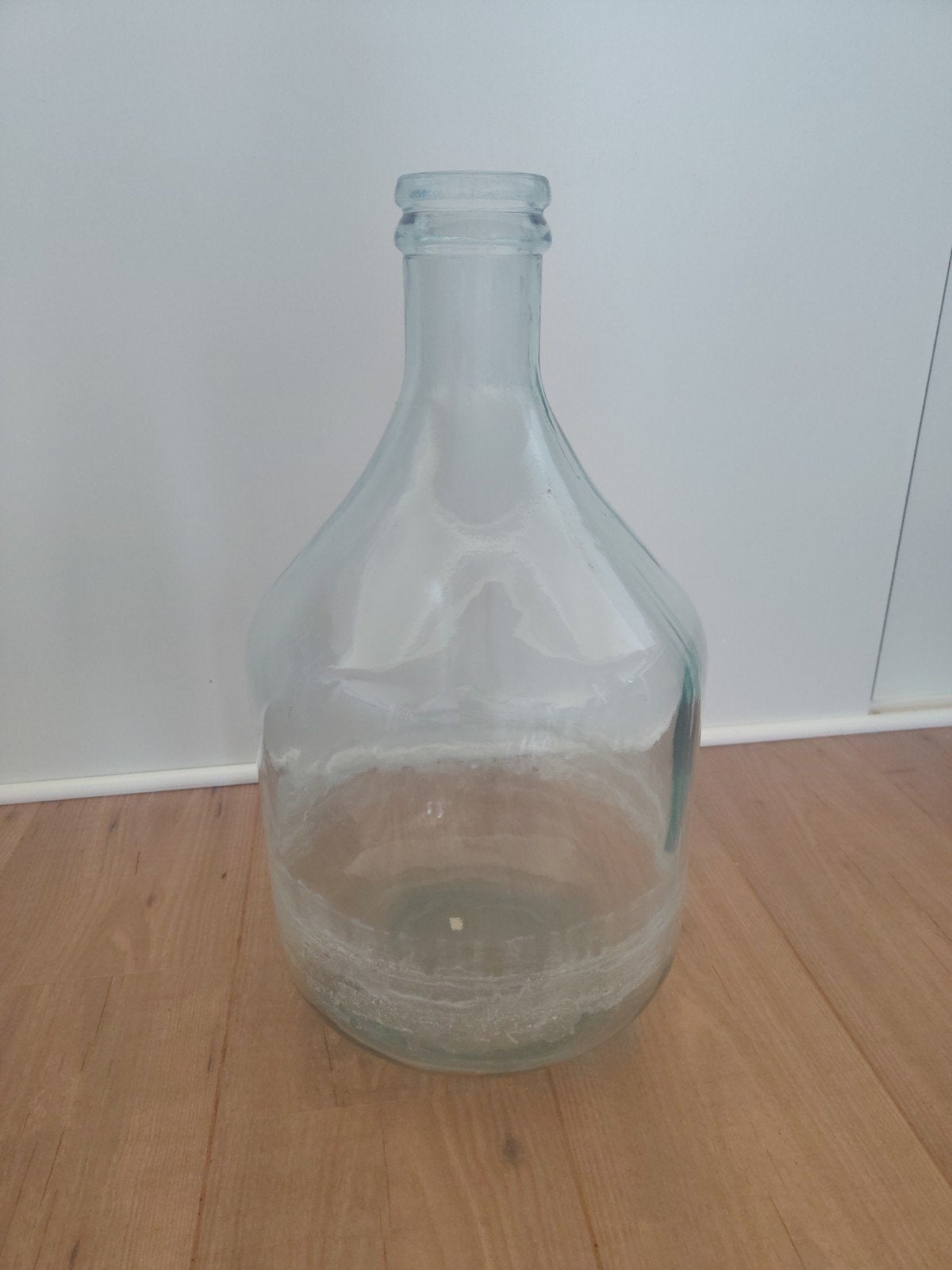 Grote glazen vaas., Glas, Ophalen, Gebruikt