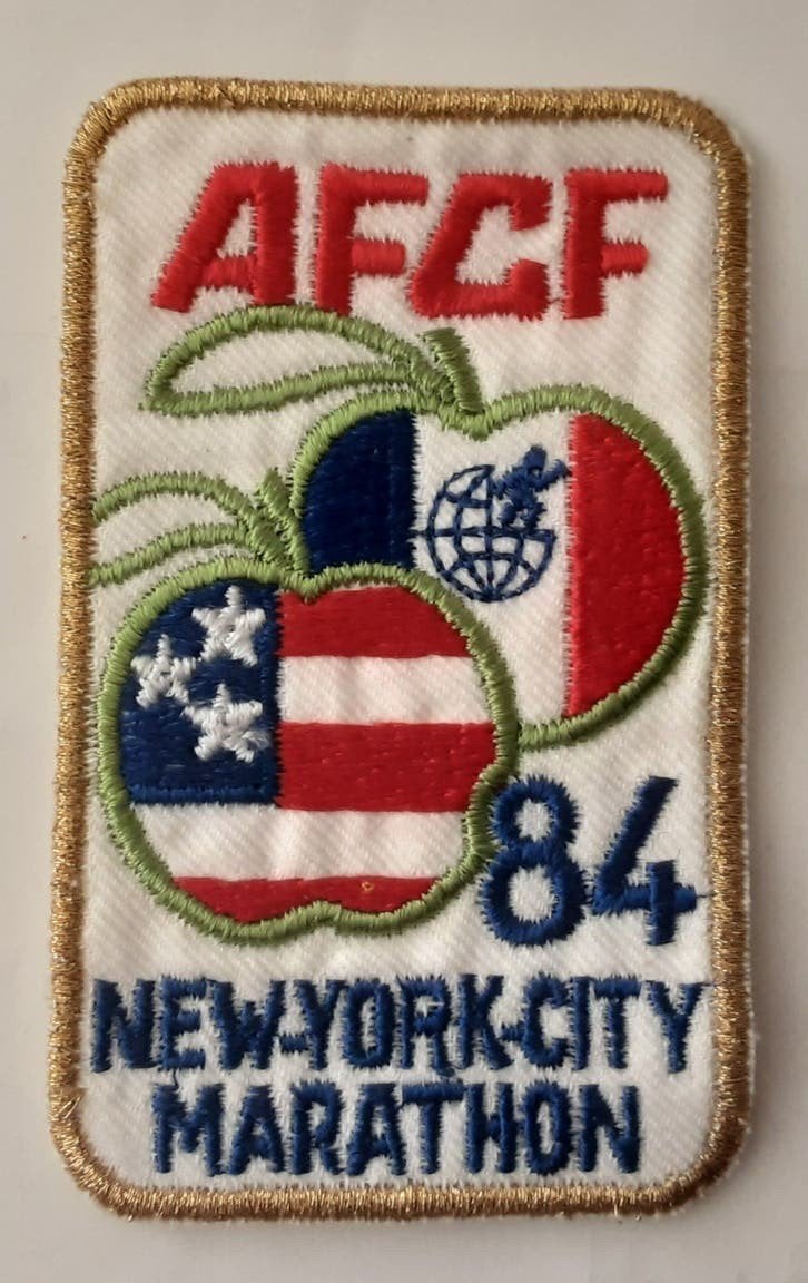 New York City Marathon embleem 1984, Hobby en Vrije tijd, Kledingapplicaties en Hotfix, Ophalen of Verzenden