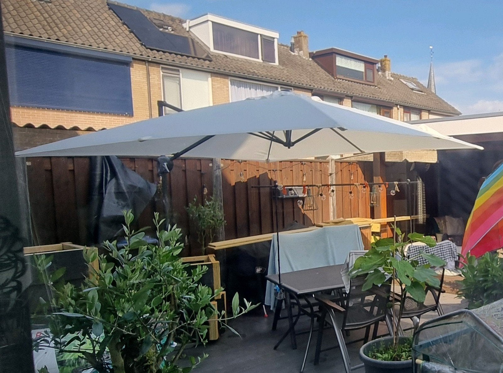 Nieuwe zweefparasol voor de handige hobbyist - MOET ZSM WEG, Ophalen, Nieuw, Zweefparasol