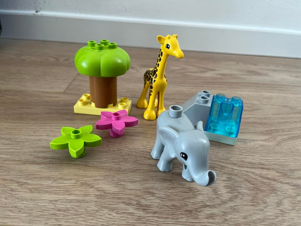 Lego Duplo 10971 Wilde Dieren van Afrika, Ophalen of Verzenden, Zo goed als nieuw, Compleet, Duplo