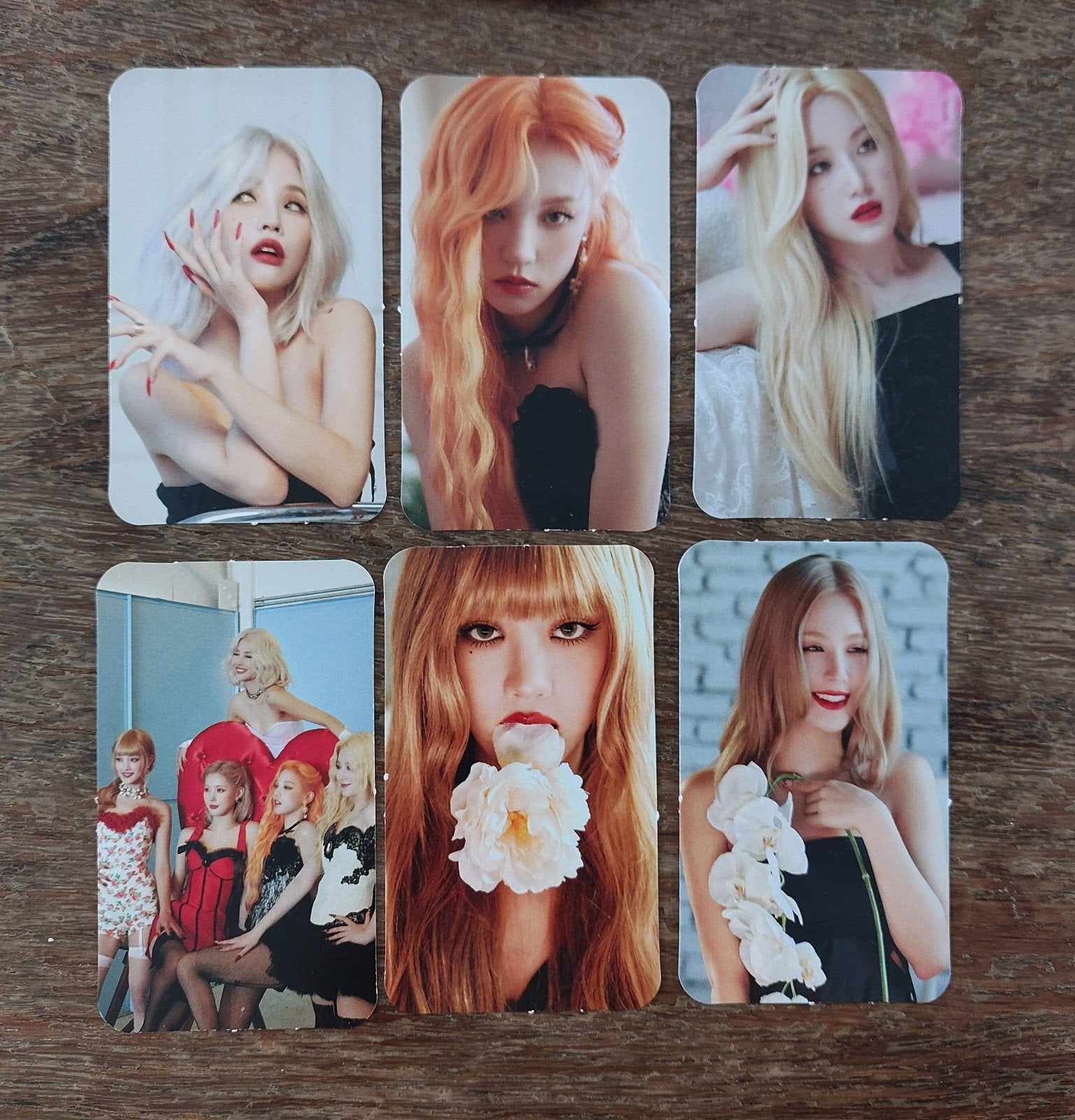 Idle, Itzy, Le Sserafim, Twice, Got7 and more photocards, Ophalen of Verzenden