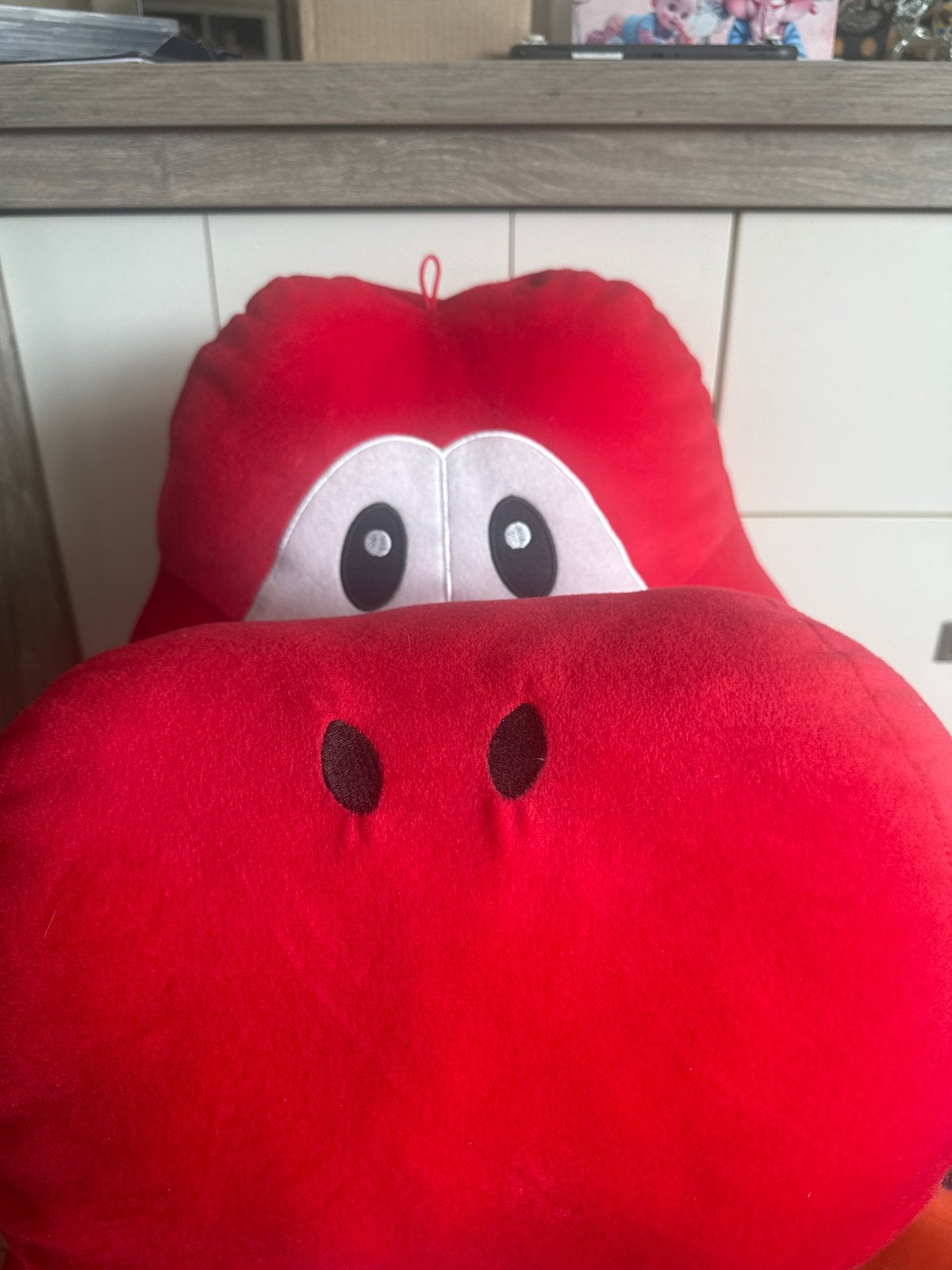 Grote rode Yoshi knuffel - Super Mario, Ophalen, Dinosaurus, Nieuw, Nintendo