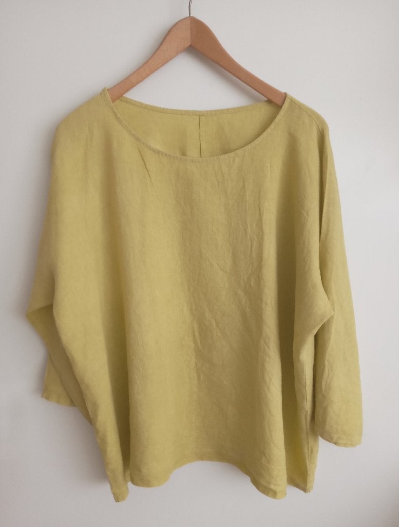 Linnen lime shirt, maat XL, Kleding | Dames, Oosterveldweg 15, 7274 DZ, Verzenden, Maat 46/48 (XL) of groter, Nieuw