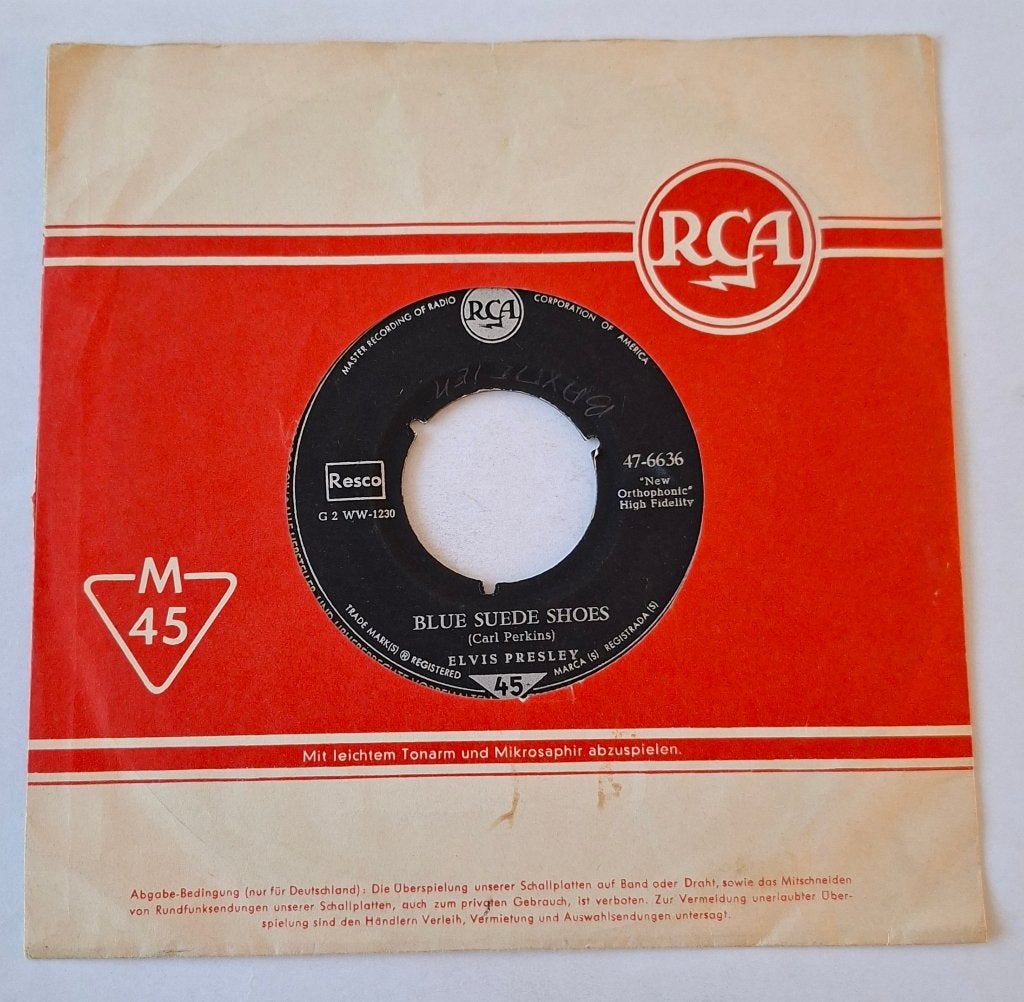 Elvis Presley - Blue suede shoes, Ophalen of Verzenden, Gebruikt, Pop