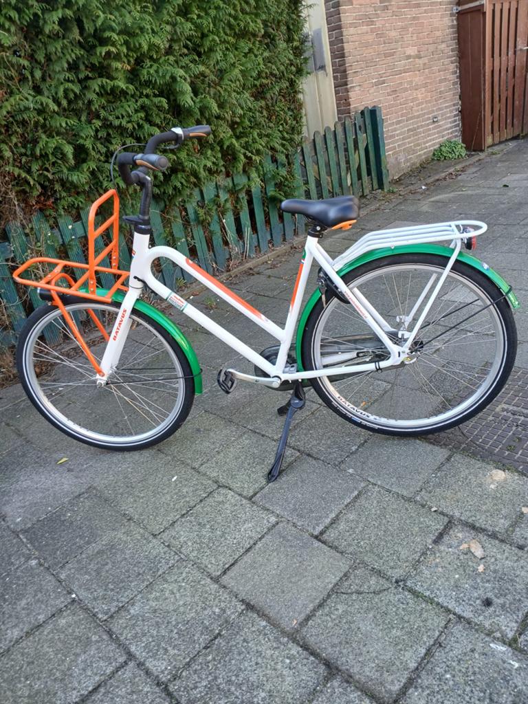 Batavus postcodelotter damesfiets 3 versnellingen, 53 tot 56 cm, Versnellingen, Batavus, Ophalen of Verzenden