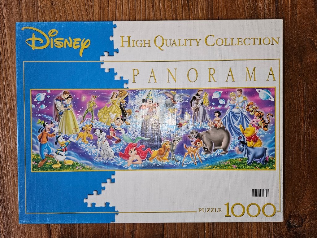 Disney panorama puzzel, Ophalen of Verzenden, 500 t/m 1500 stukjes, Zo goed als nieuw