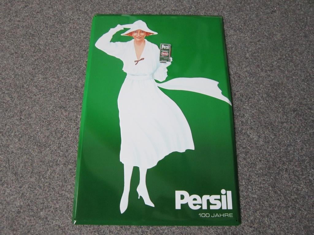 PERSIL BLIKKEN RECLAMEBORDEN, Verzamelen, Ophalen, Zo goed als nieuw, Reclamebord