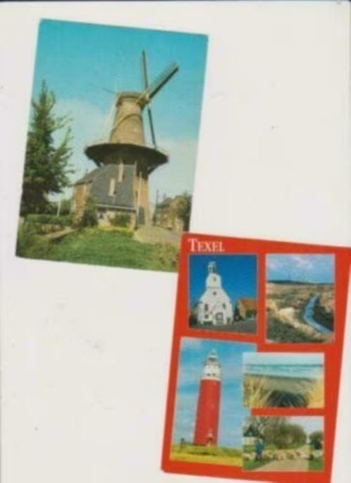 ansichtkaarten Delft, Texel, Amersfoort, Verzamelen, Ophalen of Verzenden, 1960 tot 1980, Gelopen, Noord-Holland