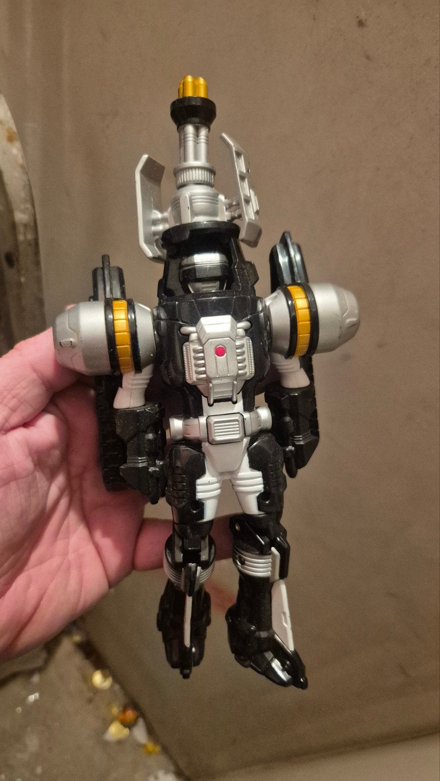 Power Rangers Operation Overdrive Turbo Drill Black Ranger, Ophalen of Verzenden, Gebruikt