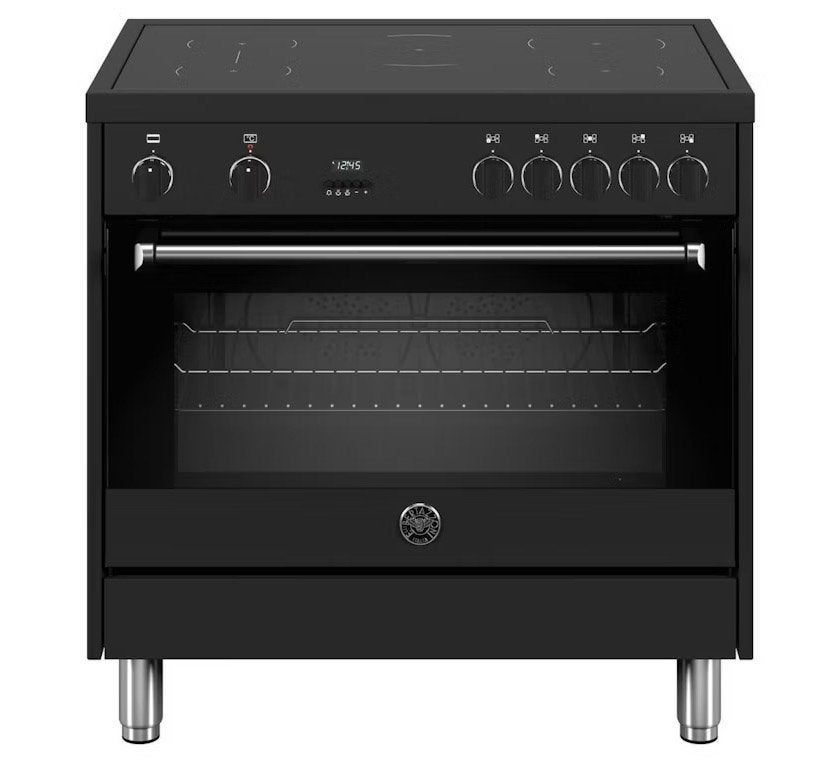 Bertazzoni Fornuis MPL95I1ENNV2 - Inductie, Zwart, Witgoed en Apparatuur, Ophalen, 60 cm of meer, Nieuw, 4 kookzones