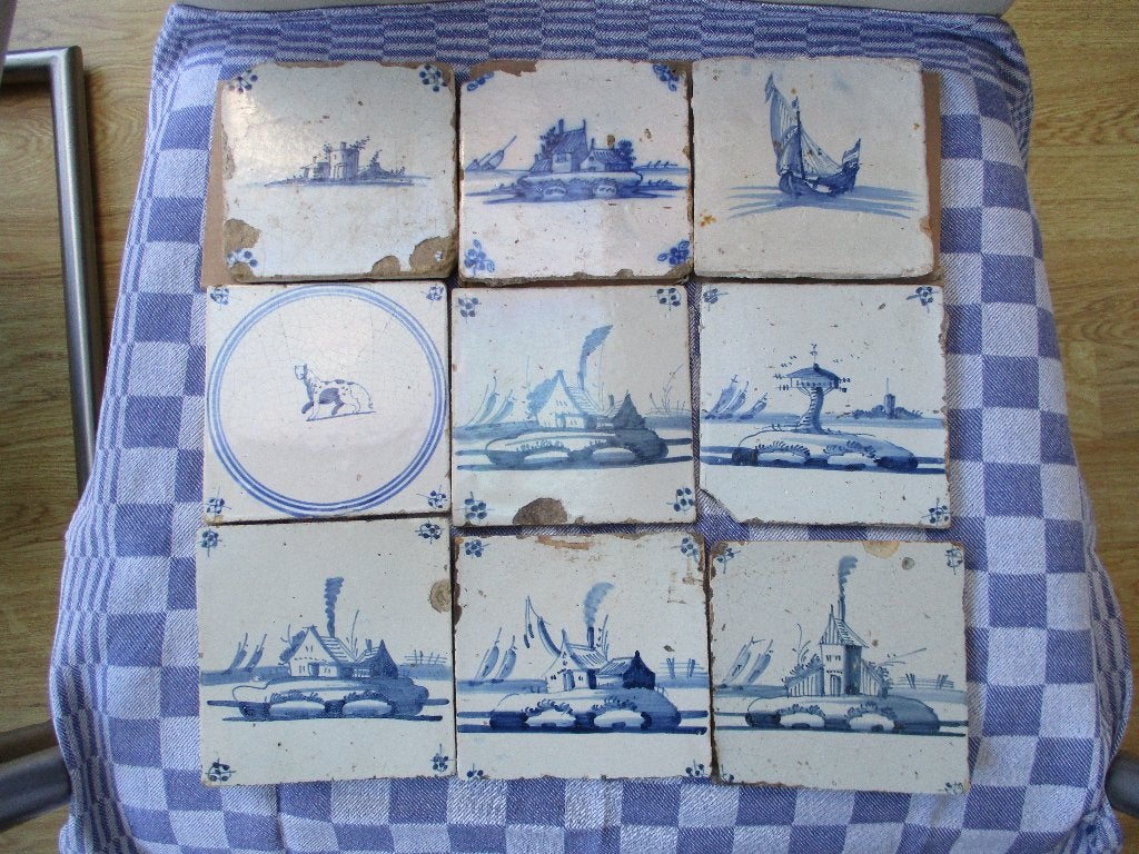Wandtegels - oud - design ----------- Let op !!!, Ophalen of Verzenden, Gebruikt, Wandtegel