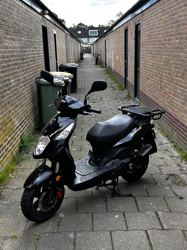 Opgeknapte Sym orbit 2 brommer 2020, Gebruikt, Maximaal 45 km/u, Ophalen of Verzenden, Benzine