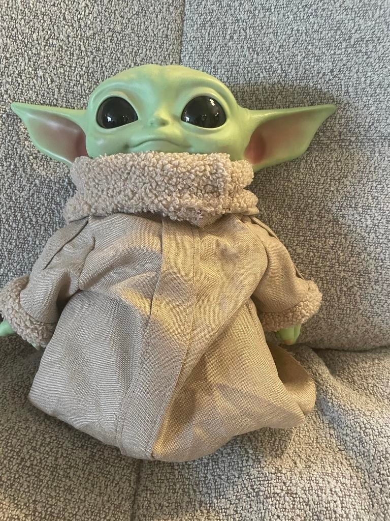 Mattel Star Wars baby Yoda pop., Ophalen of Verzenden, Zo goed als nieuw, Jongen of Meisje