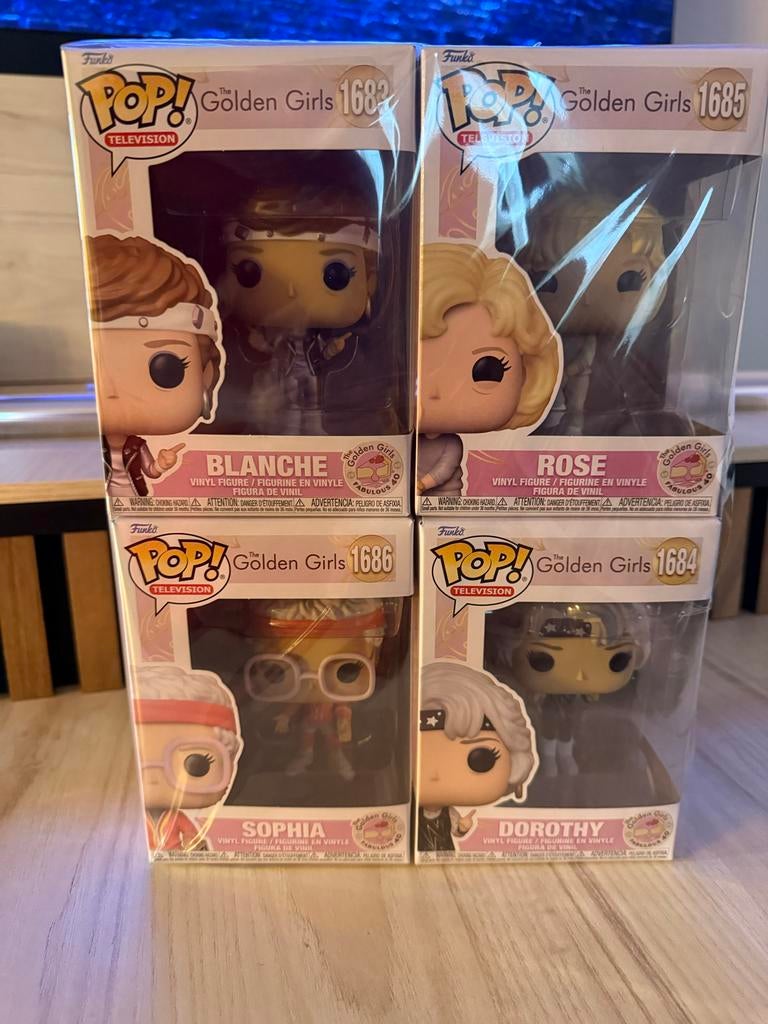 Funko Pop! The Golden Girls Complete Set (4 stuks), 1077 XV Amsterdam, Nieuw, https://funko.com/nl/Contact-Funko-Costumer-Care-Form/15