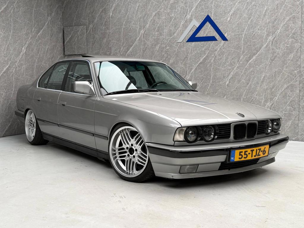 BMW 5-serie 525i / Automaat / Open Dak / Leder, Auto's, Automaat, Achterwielaandrijving, Gebruikt, Zwart
