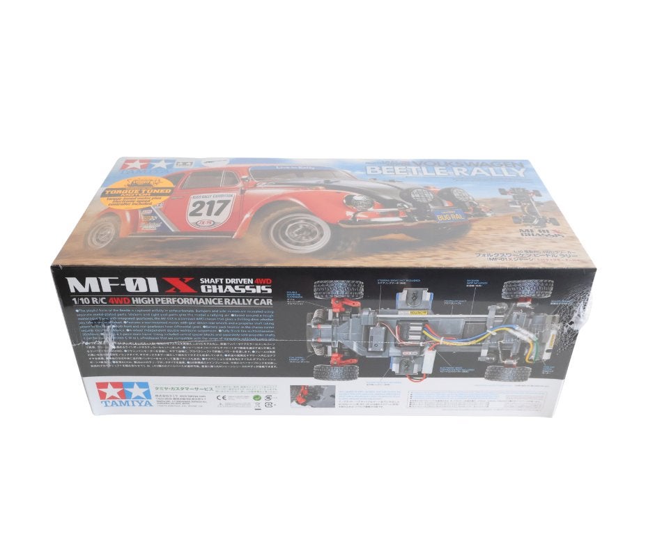 Tamiya 58650 VW Beetle Rally MF-01X (4WD), Ophalen of Verzenden, Nieuw, Auto onroad