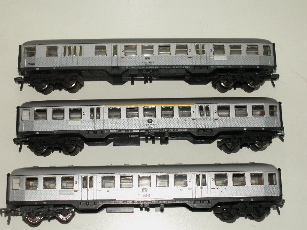 Fleischmann setje lokaal vervoer wagons - 5120 + 5121 + 5122, Gebruikt, Gelijkstroom, Fleischmann, Wagon