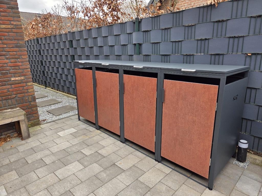 KLIQ kliko ombouw – container ombouw stabiel en met postvak, Verzenden, Nieuw, Metaal, Containerberging