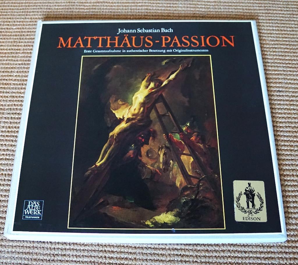 VINYL   Mattheus Passion  (4 LP box), Ophalen of Verzenden, Zo goed als nieuw, 12 inch, Boxset