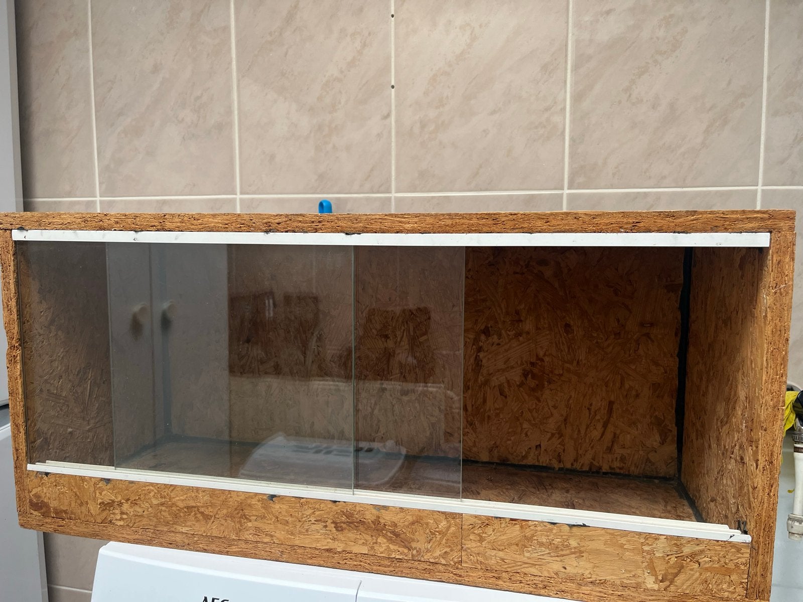 Terrarium, Dieren en Toebehoren, Reptielen en Amfibieën | Toebehoren, Ophalen, Gebruikt