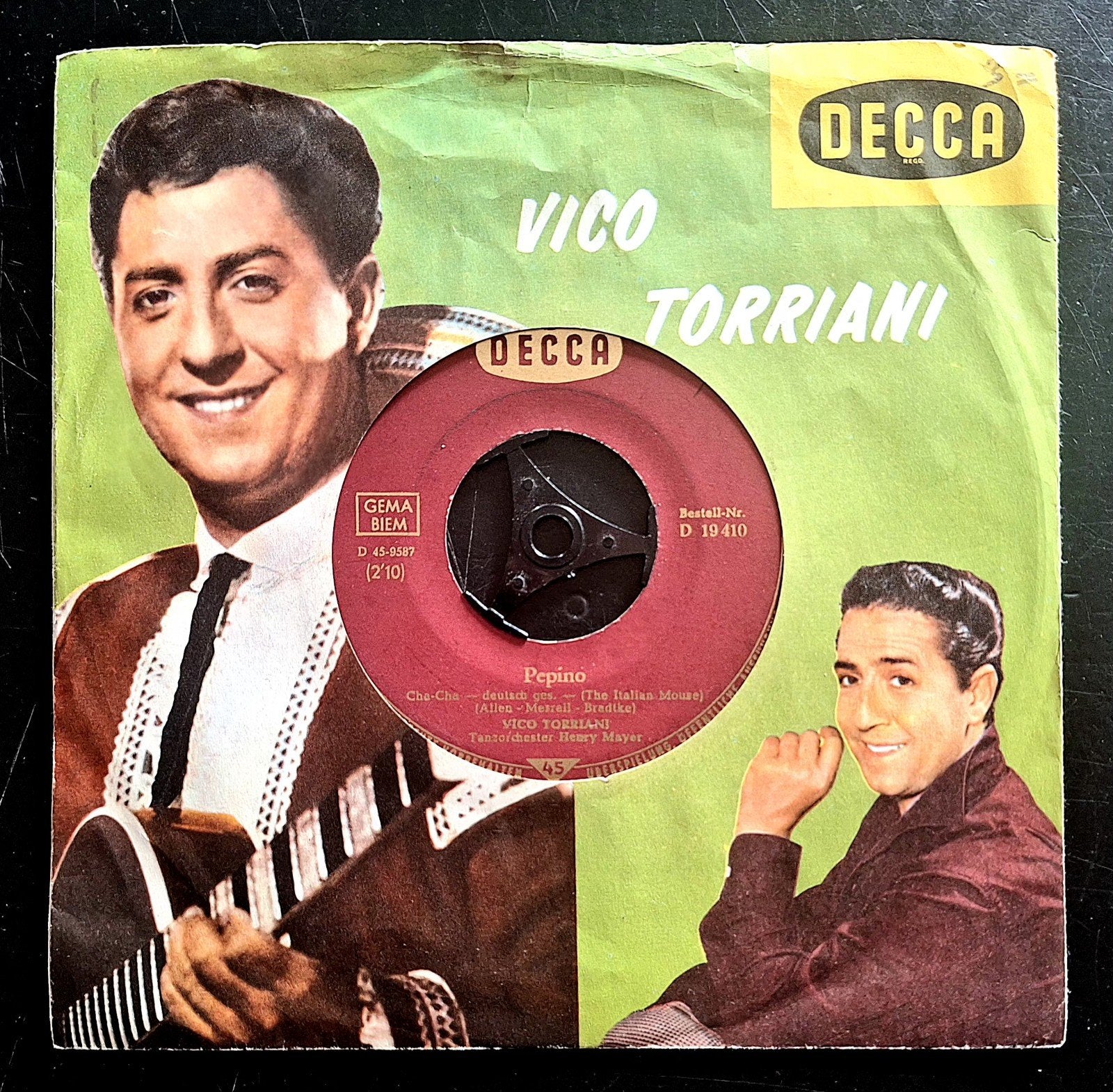 7"/SINGLE  VICO TORRIANI - Pepino, Ophalen of Verzenden, Gebruikt, Pop