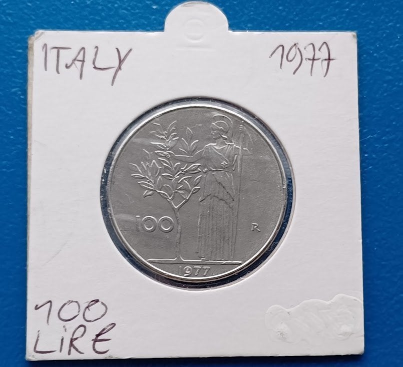 Italië 100 lire - 1977, Verzenden, Italië, Losse munt