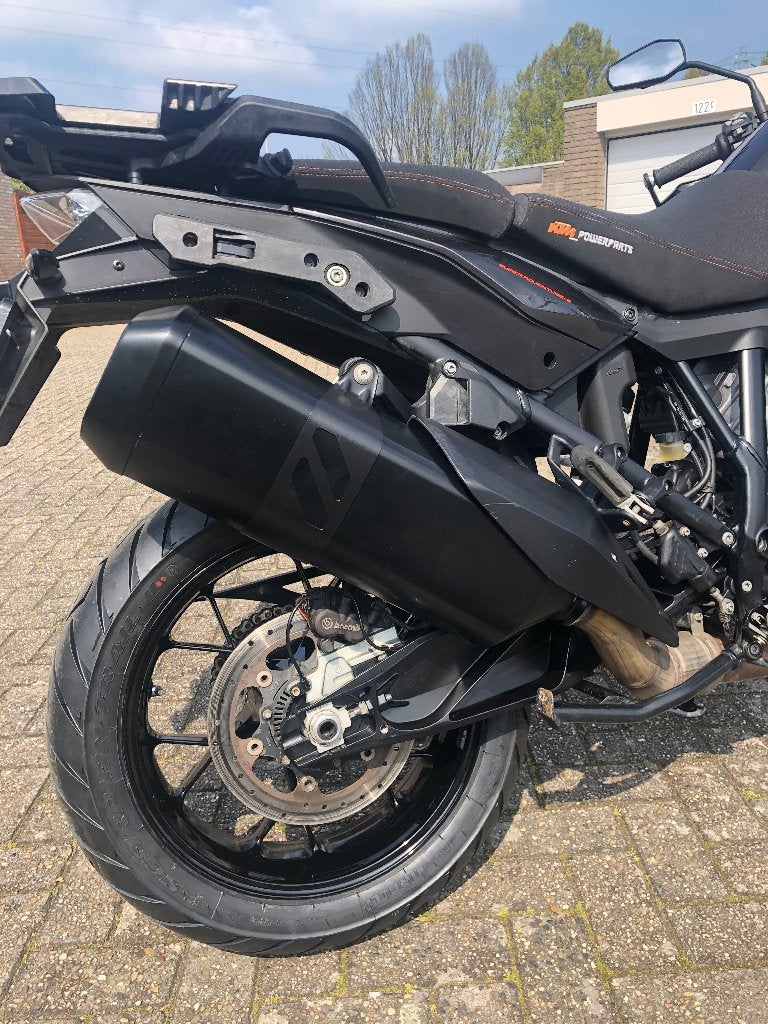 Matte/semiglanzend zwarte uitlaat demper KTM 1290 Adventure, Ophalen, KTM, KTM, KTM