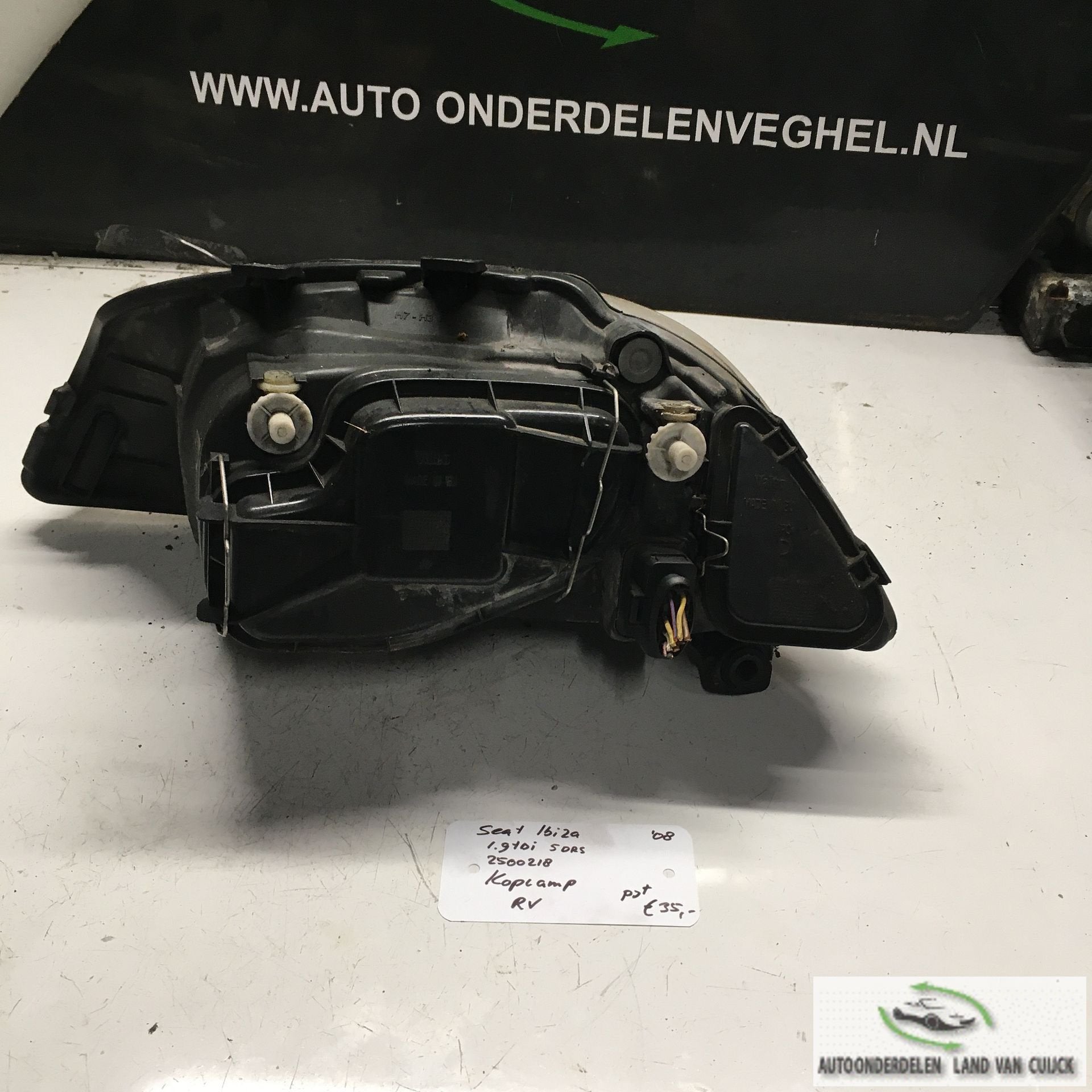 Seat Ibiza 1.9tdi 5drs 2008 2500218 Koplamp  Rechtsvoor, Gebruikt, -, -, Ophalen of Verzenden
