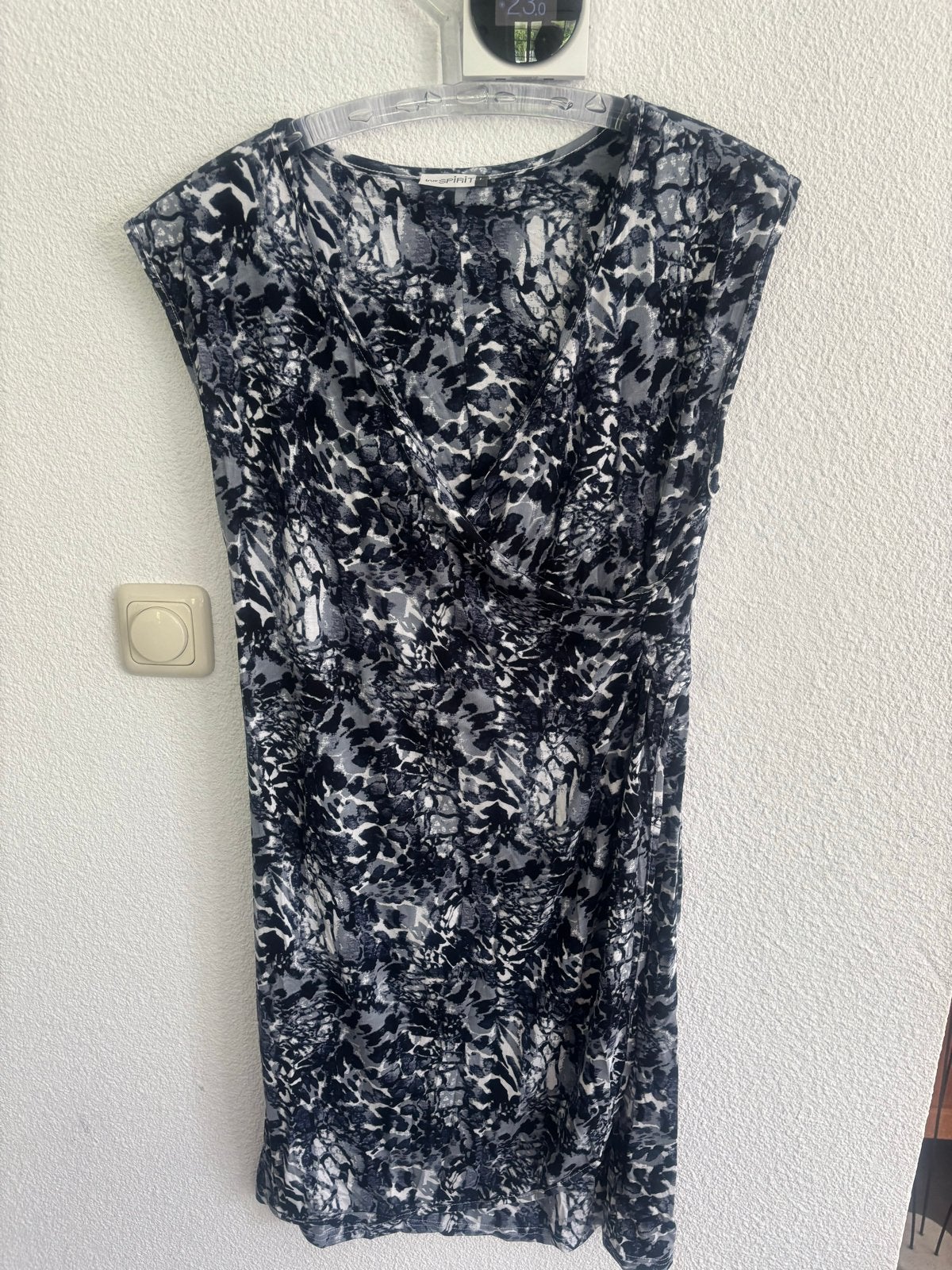 True Spirit Jurk met dierenprint - Maat L, Blauw, Maat 42/44 (L), Ophalen of Verzenden, Zo goed als nieuw