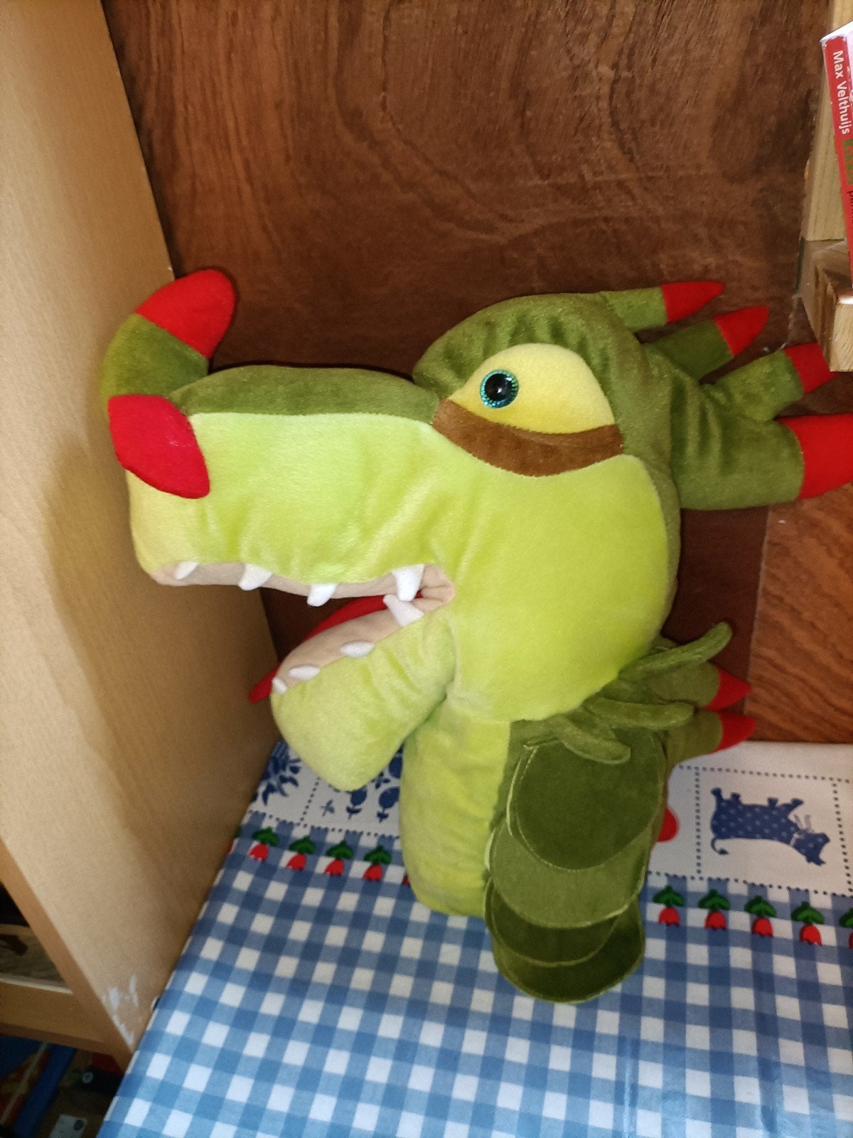 Grote Draak handpop Efteling 37 cm groot, Ophalen of Verzenden, Zo goed als nieuw, Overige typen