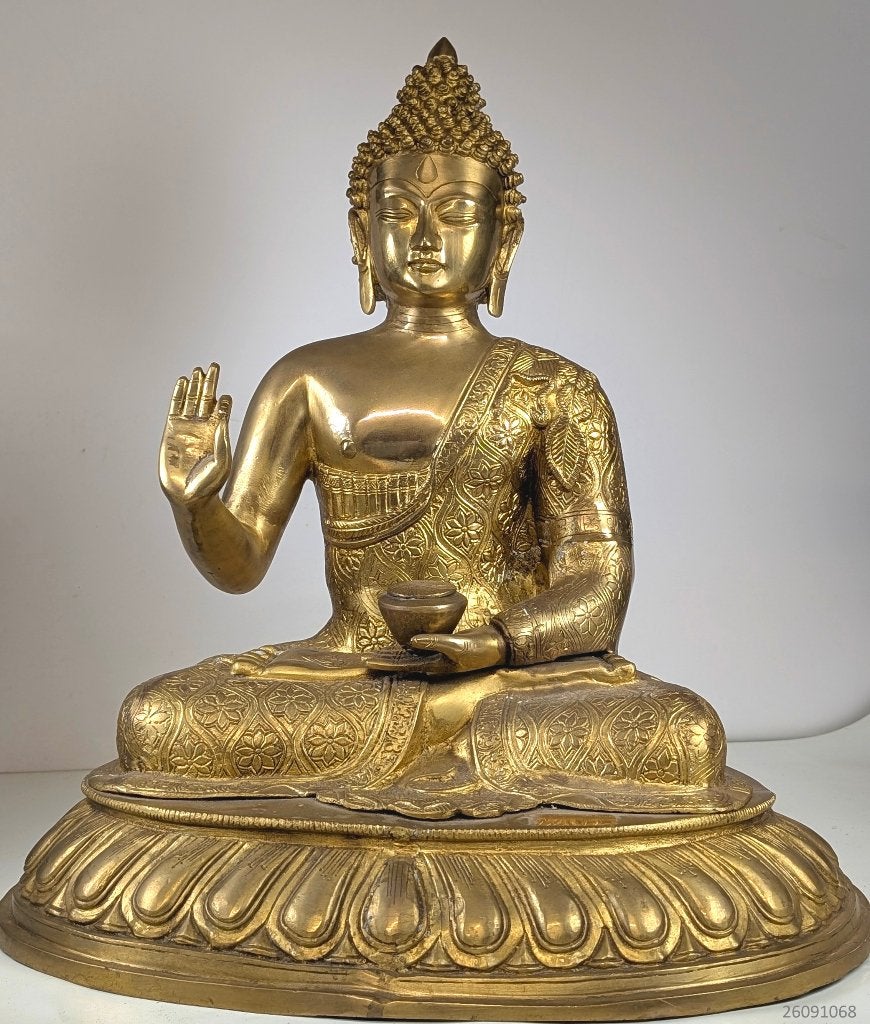 Groot standbeeld Boeddha Nepal