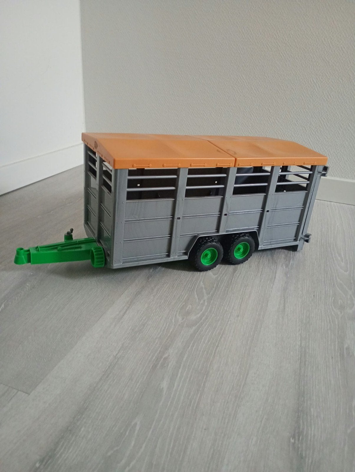 1x bruder veewagen, Ophalen